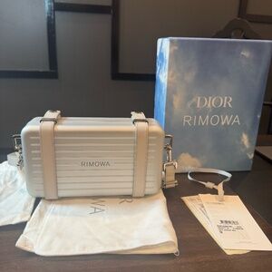 Christian Dior x RIMOWA Aluminum Personal Clutch